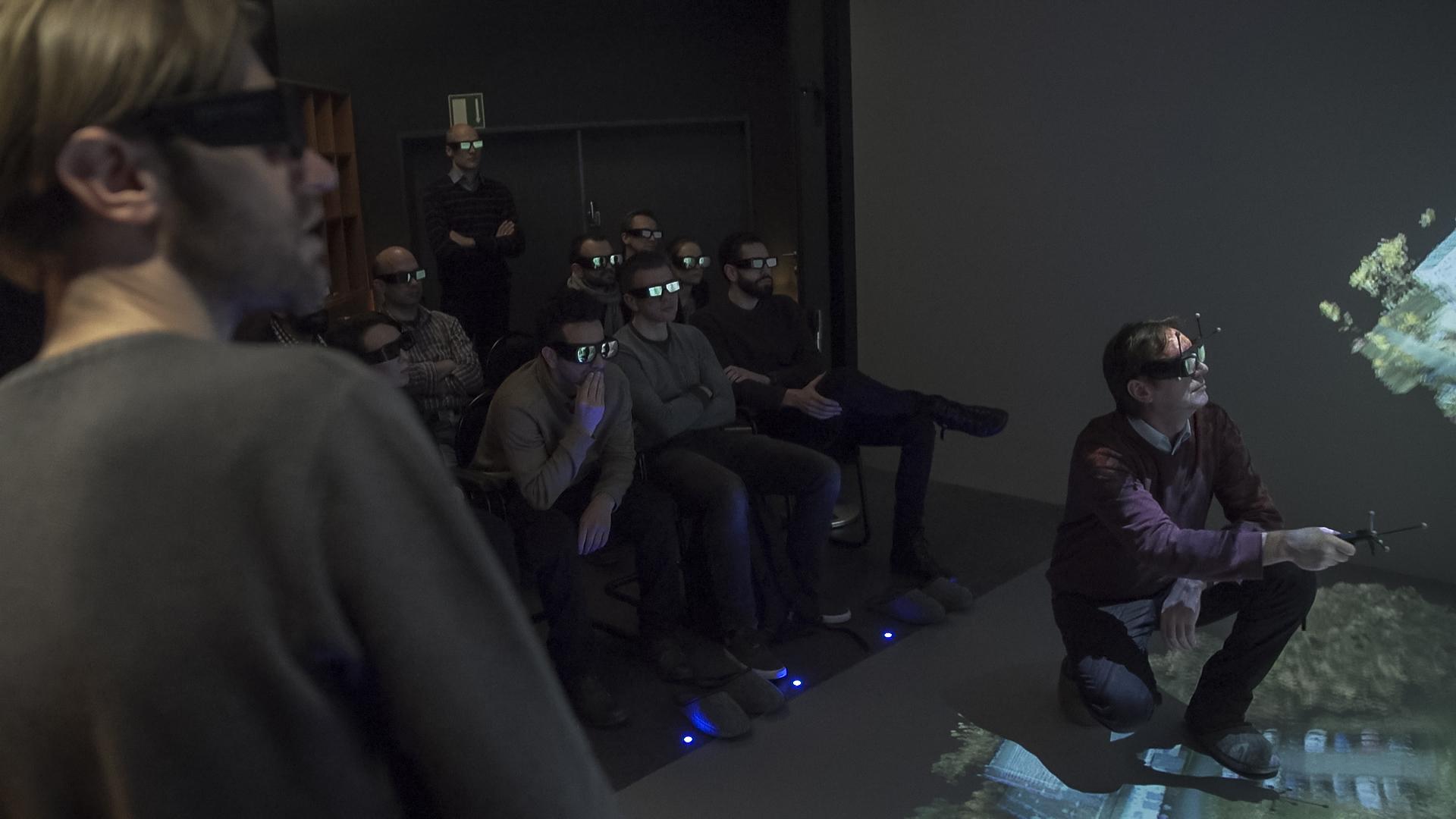 Use of VR CAVE for Education and Training