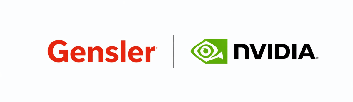 Gensler and Nvdia logo as they had used VR in Architecture