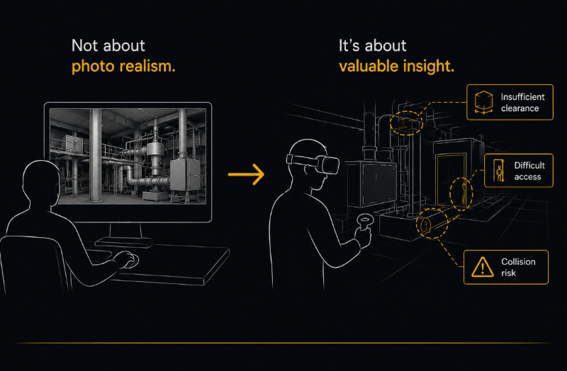 Even relatively simple visualizations can provide valuable insights if they represent space correctly.