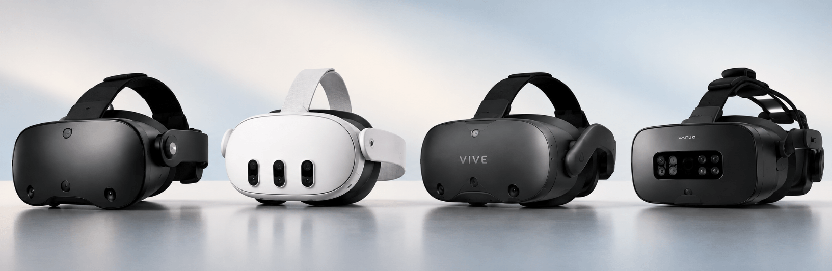 Steam frame in comparision with other VR HMDs meta quest 3, htc vive pro, varjo xr