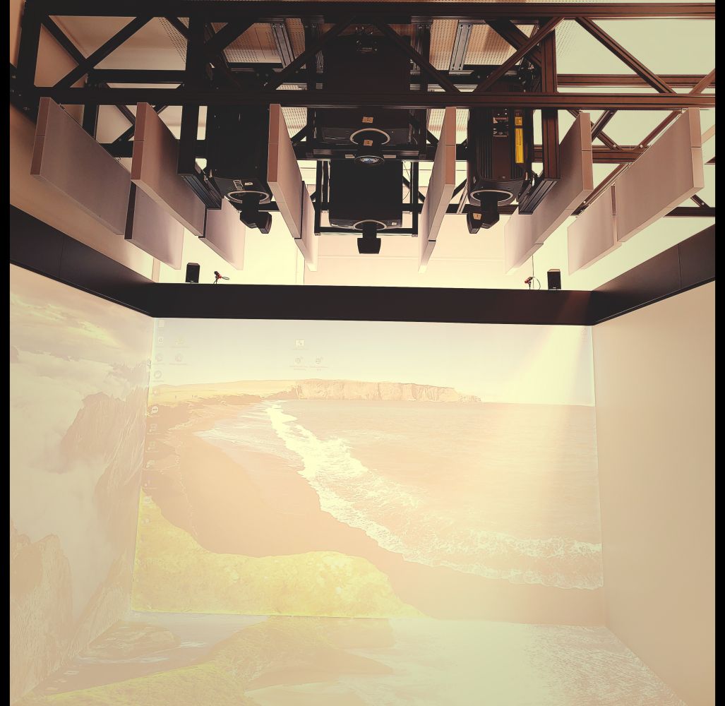 VR Cave Zittau Aufbau