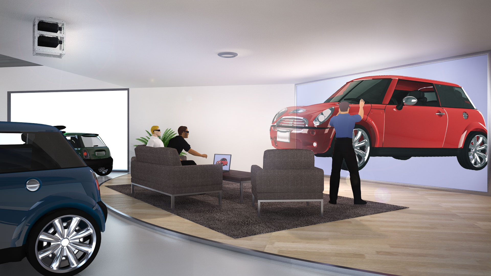 Use of Stereo 3D with a projector solution