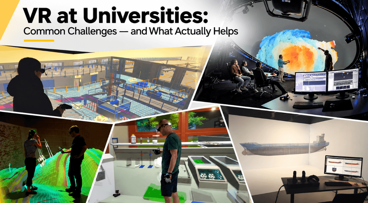 VR at universities, CAVE and other means to introduce VR