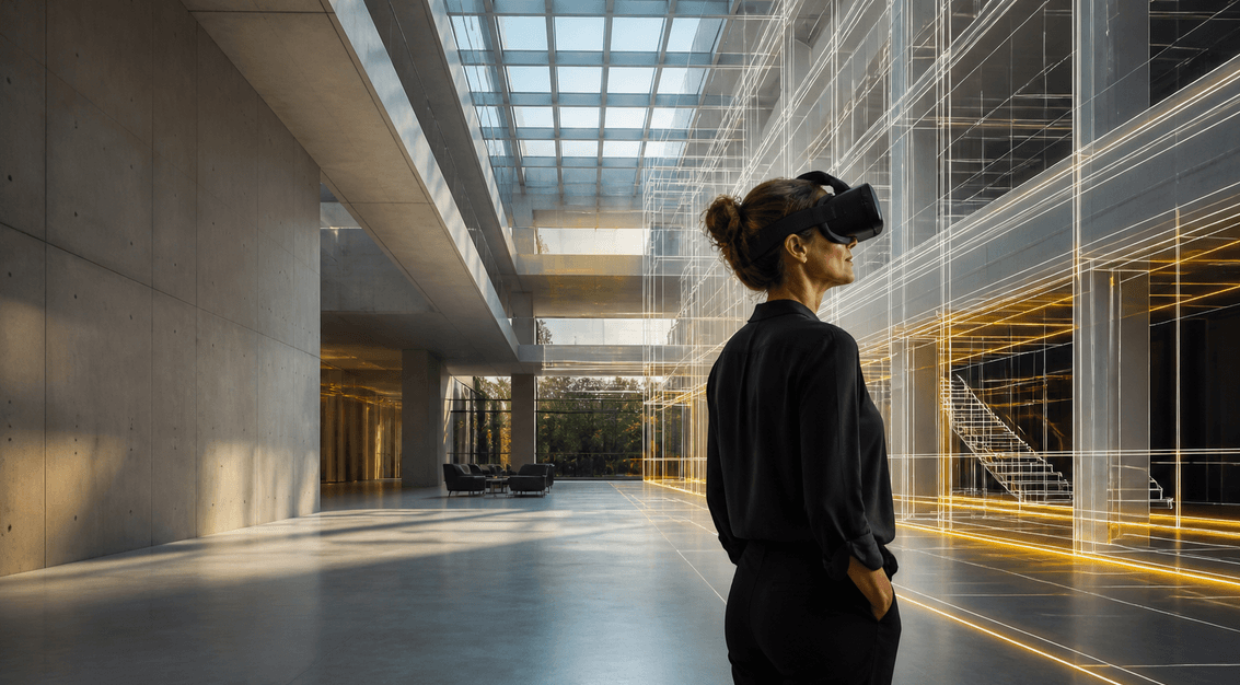 VR in architecture: architects views model in VR