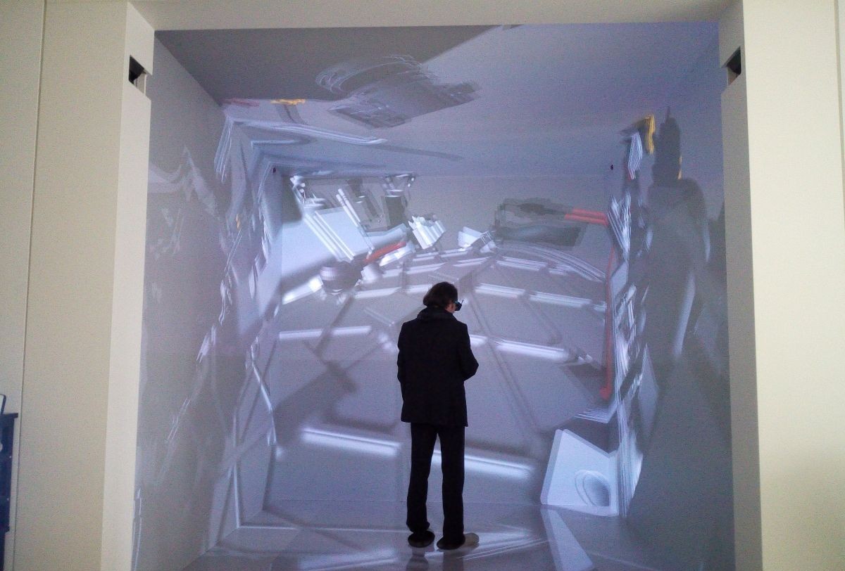 Full VR cave in use